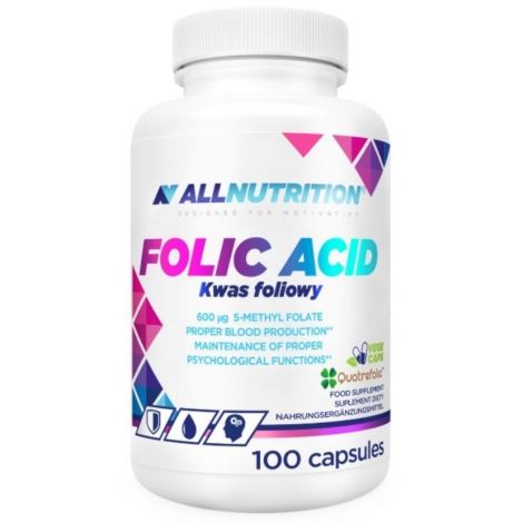 Folic Acid, 600mcg - 100 caps