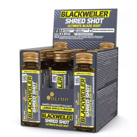 Blackweiler Shred Shot, Lemon Apple  - 9 x 60 ml.