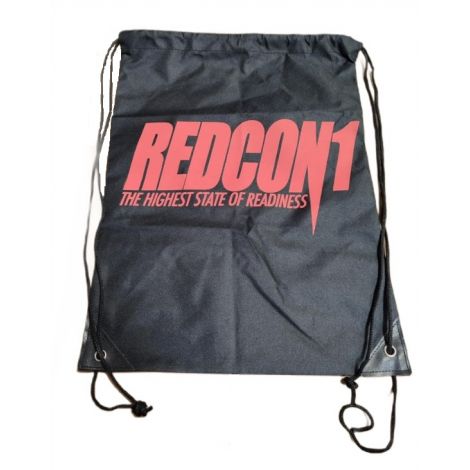 Redcon1 The Highest State Of Readiness Drawstring Bag - Red on Black