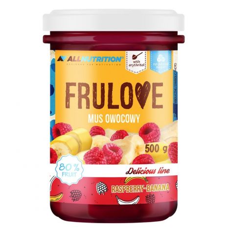Frulove Mousse, Raspberry-Banana - 500g