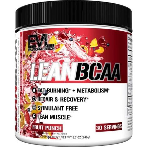 Lean BCAA, Fruit Punch - 246g