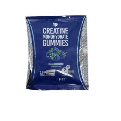 Creatine Monohydrate Gummies, Blue Raspberry - 2 gummies (1 serving)