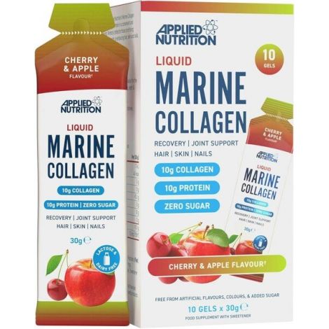 Liquid Marine Collagen, Cherry & Apple - 10 x 30g