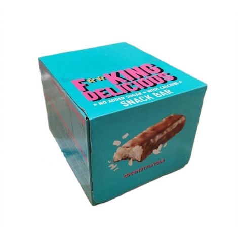 Fitking Delicious Snack Bar, Coconut  - 24 x 40g