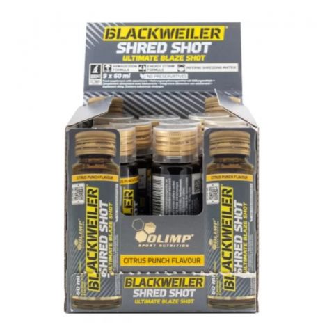 Blackweiler Shred Shot, Citrus Punch  - 9 x 60 ml.