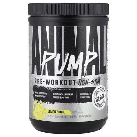 Pump Pre-Workout Non-Stim, Lemon Surge - 442g