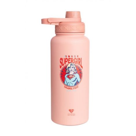 Bohtal Insulated Sports Bottle - DC Comics, Supergirl Drama Free - 960 ml.