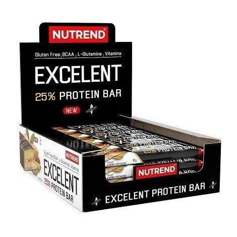 Excelent 25% Protein Bar Double, Chocolate & Nougat with Cranberries - 18 x 85g