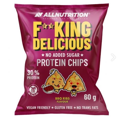 Fitking Delicious Protein Chips, BBQ Ribs - 60g