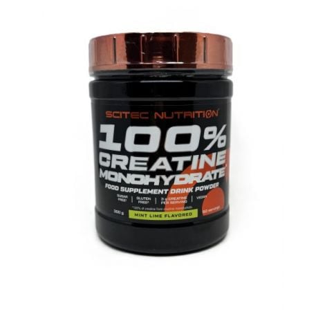 100% Creatine Monohydrate, Mint Lime - 300g