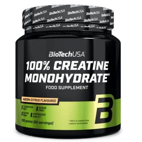 100% Creatine Monohydrate, Neon Citrus - 300g