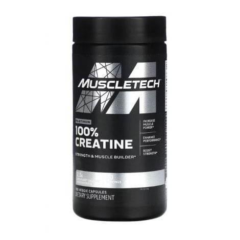 Platinum 100% Creatine - 100 vcaps
