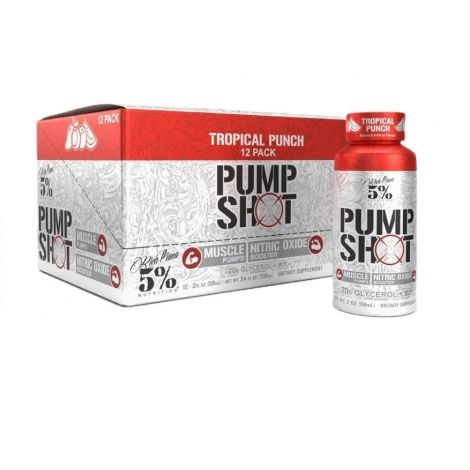 Pump Shot, Tropical Punch - 12 x 59 ml. 