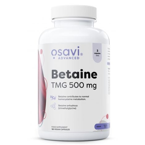 Betaine, TMG 500mg - 180 vegan caps