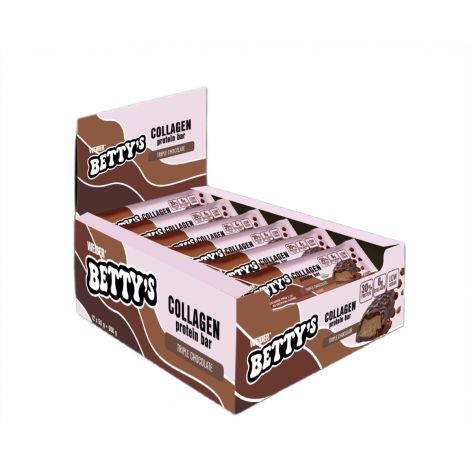 Betty's Collagen Protein Bar, Triple Chocolate - 12 x 50g