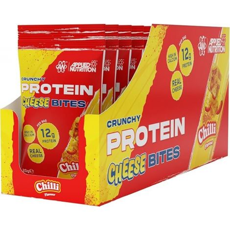 Crunchy Protein Cheese Bites, Chilli - 10 x 20g