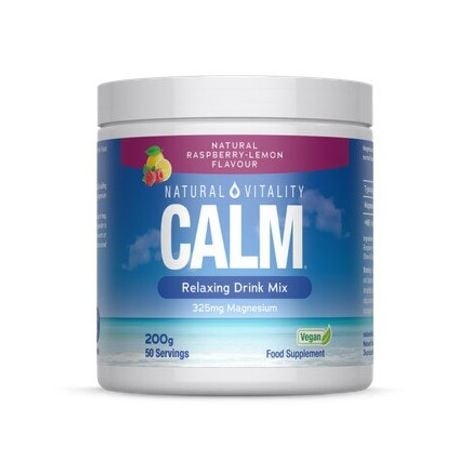 Calm Relaxing Drink Mix, Natural Raspberry-Lemon - 200g