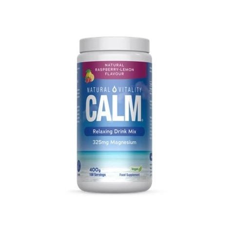 Calm Relaxing Drink Mix, Natural Raspberry-Lemon - 400g