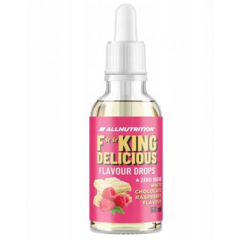 Fitking Delicious Flavour Drops, White Chocolate Raspberry - 50 ml.