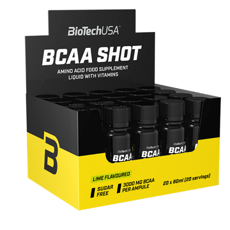 BCAA Shot, Lime - 20 x 60 ml.