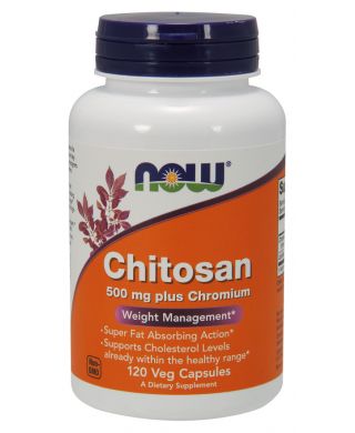 Chitosan, 500mg Plus Chromium - 120 vcaps