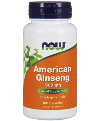 American Ginseng, 500mg - 100 vcaps