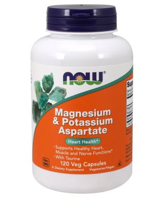 Magnesium & Potassium Aspartate with Taurine - 120 vcaps