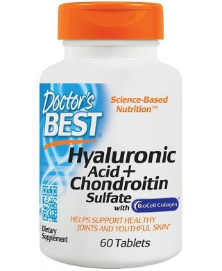 Hyaluronic Acid + Chondroitin Sulfate with BioCell Collagen
