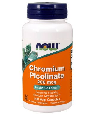 Chromium Picolinate, 200mcg - 100 vcaps