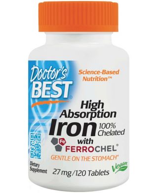 High Absorption Iron, 27mg - 120 tabs