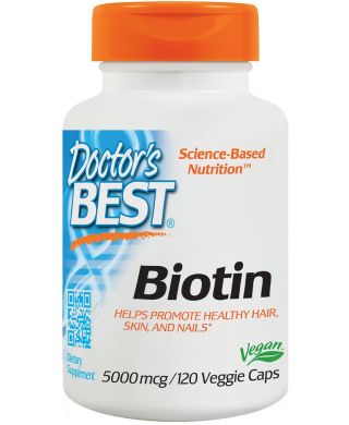 Biotin, 5000mcg - 120 vcaps