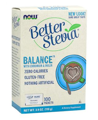 BetterStevia Balance with Chromium & Inulin - 100 packets