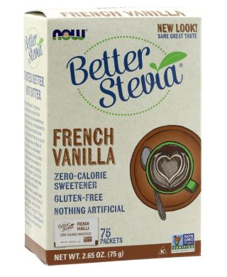 Better Stevia Packets, French Vanilla - 75 packets