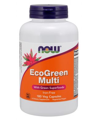 EcoGreen Multi, Iron Free - 180 vcaps