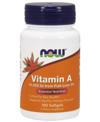 Vitamin A, 10 000 IU - 100 softgels