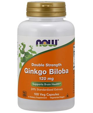 Ginkgo Biloba Double Strength, 120mg - 100 vcaps