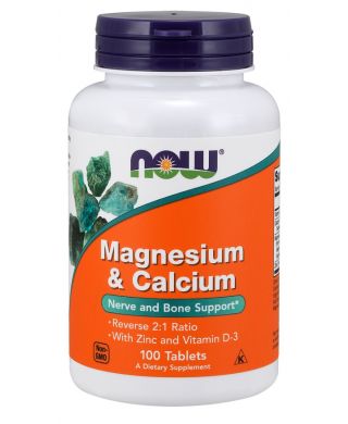 Magnesium & Calcium with Zinc and Vitamin D3 - 100 tablets