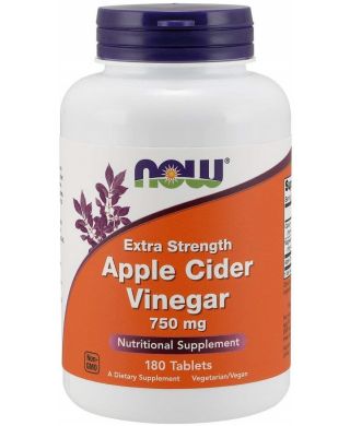 Apple Cider Vinegar, 750mg Extra Strength - 180 tabs