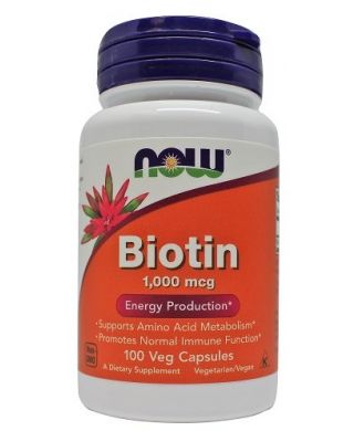 Biotin, 1000mcg - 100 vcaps