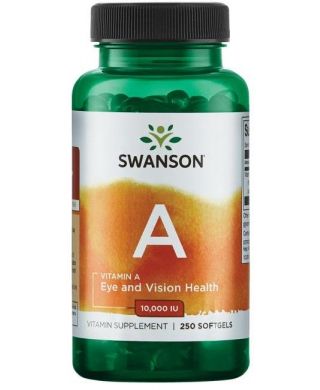 Vitamin A, 10 000 IU - 250 softgels