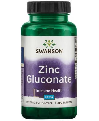 Zinc Gluconate, 30mg - 250 tabs