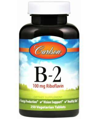 Vitamin B-2, 100mg - 100 vegetarian tabs