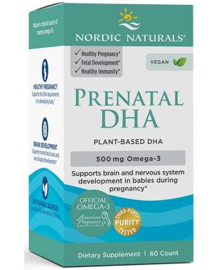 Prenatal DHA Vegan, 500mg - 60 softgels