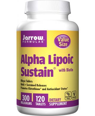 Alpha Lipoic Sustain, 300mg with Biotin - 120 tabs