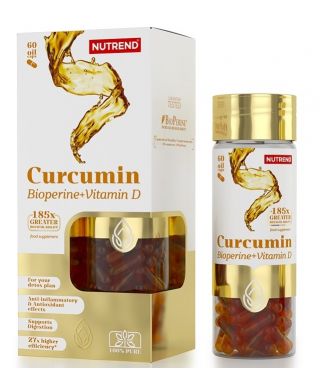 Curcumin + Bioperine + Vitamin D - 60 caps