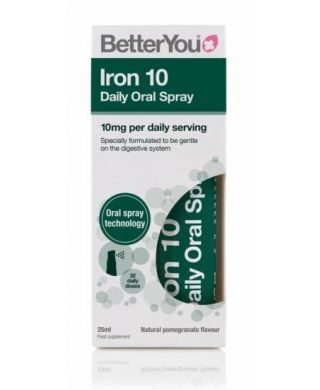 Iron 10 Daily Oral Spray (10mg), Pomegranate - 25 ml.