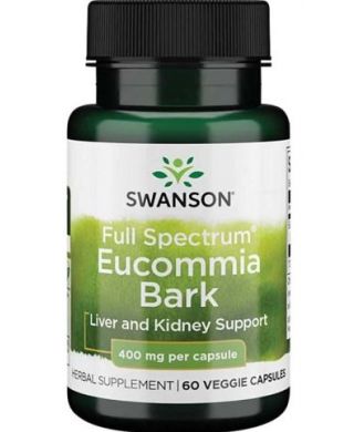 Full Spectrum Eucommia Bark, 400mg - 60 vcaps