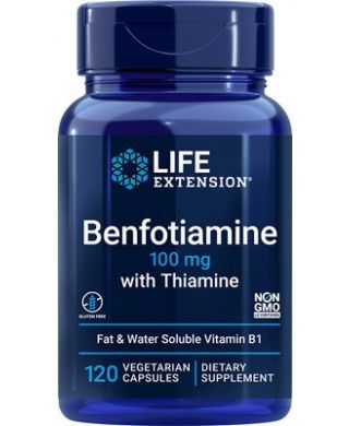 Benfotiamine with Thiamine, 100mg - 120 vcaps