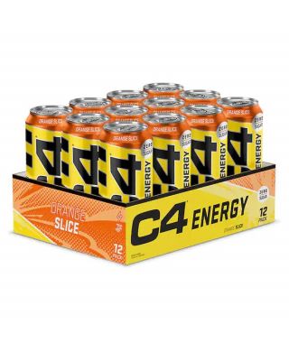 C4 Explosive Energy Drink, Orange Slice - 12 x 500 ml.