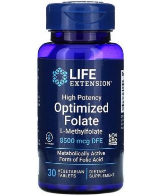 High Potency Optimized Folate - 30 vegetarian tabs